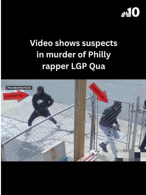⁣Philadelphia police released surveillance video of two suspects in the murder of local hip-hop artis