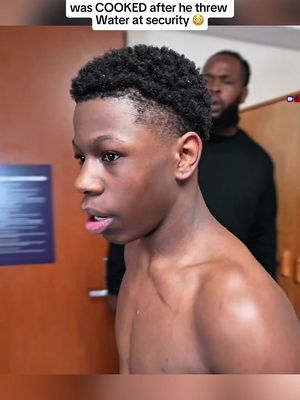 The MOMENT Rakai knew he  was COOKED after he threw  Water at security 😳