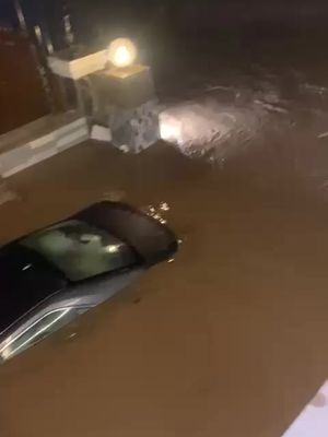 Heavy rains in parts of Accra left many households and properties flooded